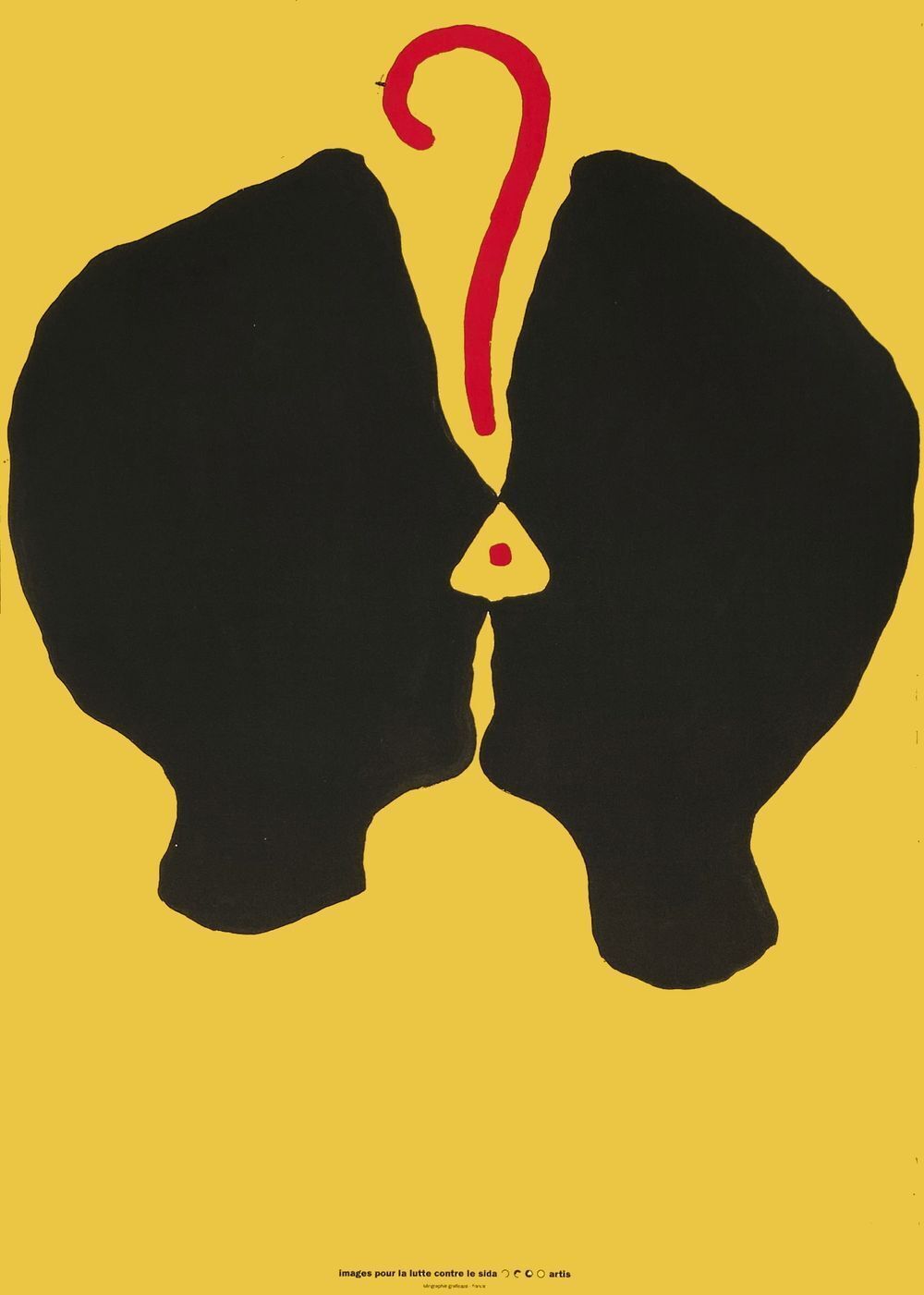 Jean Charles Blais Poster Images Pour La Lutte Contre Le Sida 1993