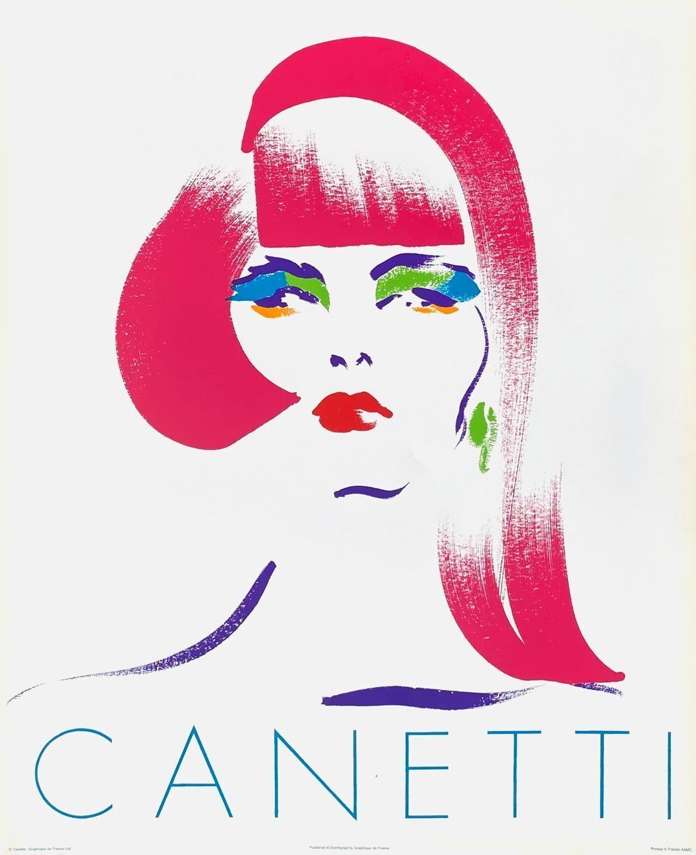 Michel Canetti Zeefdruk Nina 1988