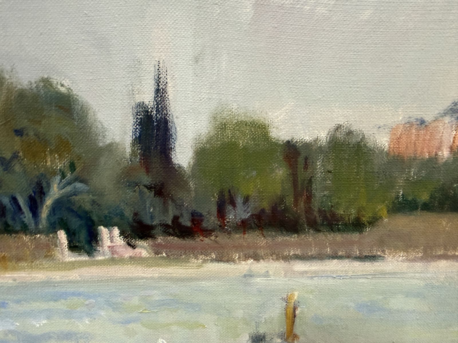 Antonio Sala Herrero, Crique méditerranéenne tranquille avec barque, Cadaqués, peinture à l'huile côtière, art espagnol, années 1980 photo 900.0