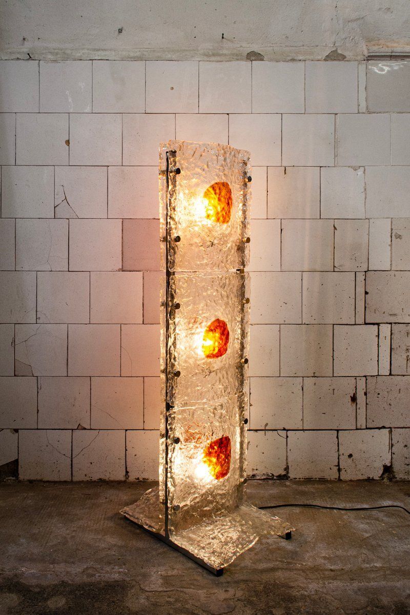 Vloerlamp van Mauro Marzollo voor Mazzega, Italië, jaren 1970 photo furniture