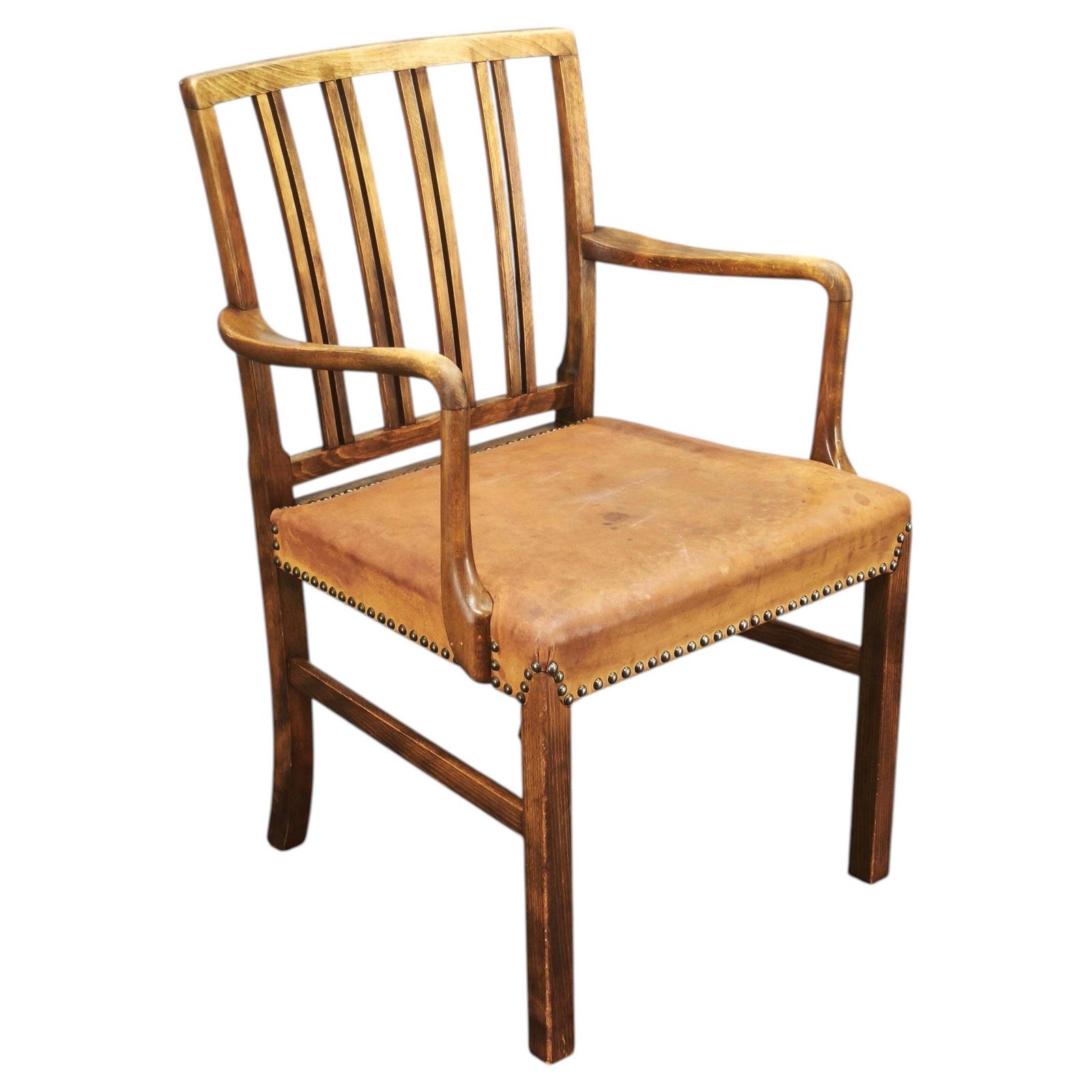 Ole Wanscher Model 1675 Fauteuil voor Fritz Hansen, Denemarken 1942