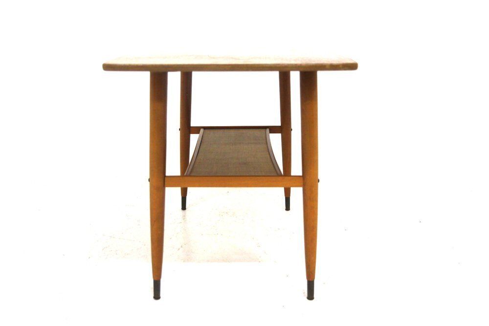 Table basse scandinave en teck, Suède, 1950 photo for sale