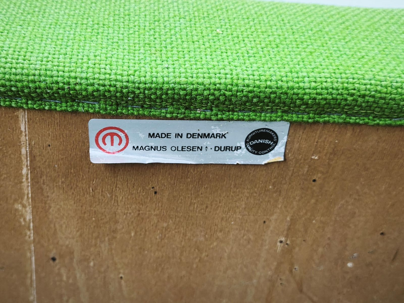 photo vintage Set van 4 Deense Eiken Fauteuils van Magnus Olesen, ca. jaren 1960