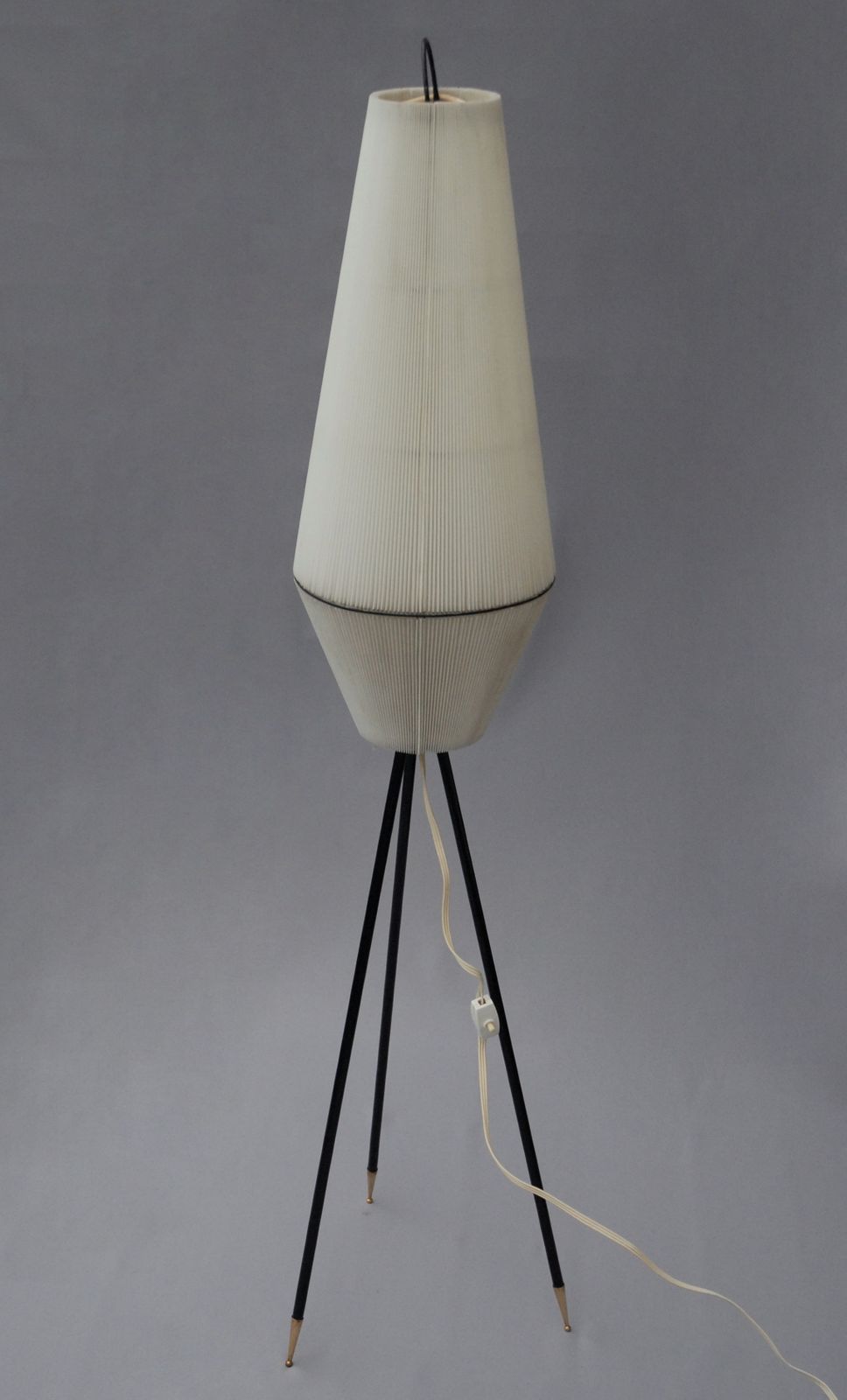 Mid Century Tripod Floor Lamp Attributed To Aro Leuchten, Germany. 1960s photo buy