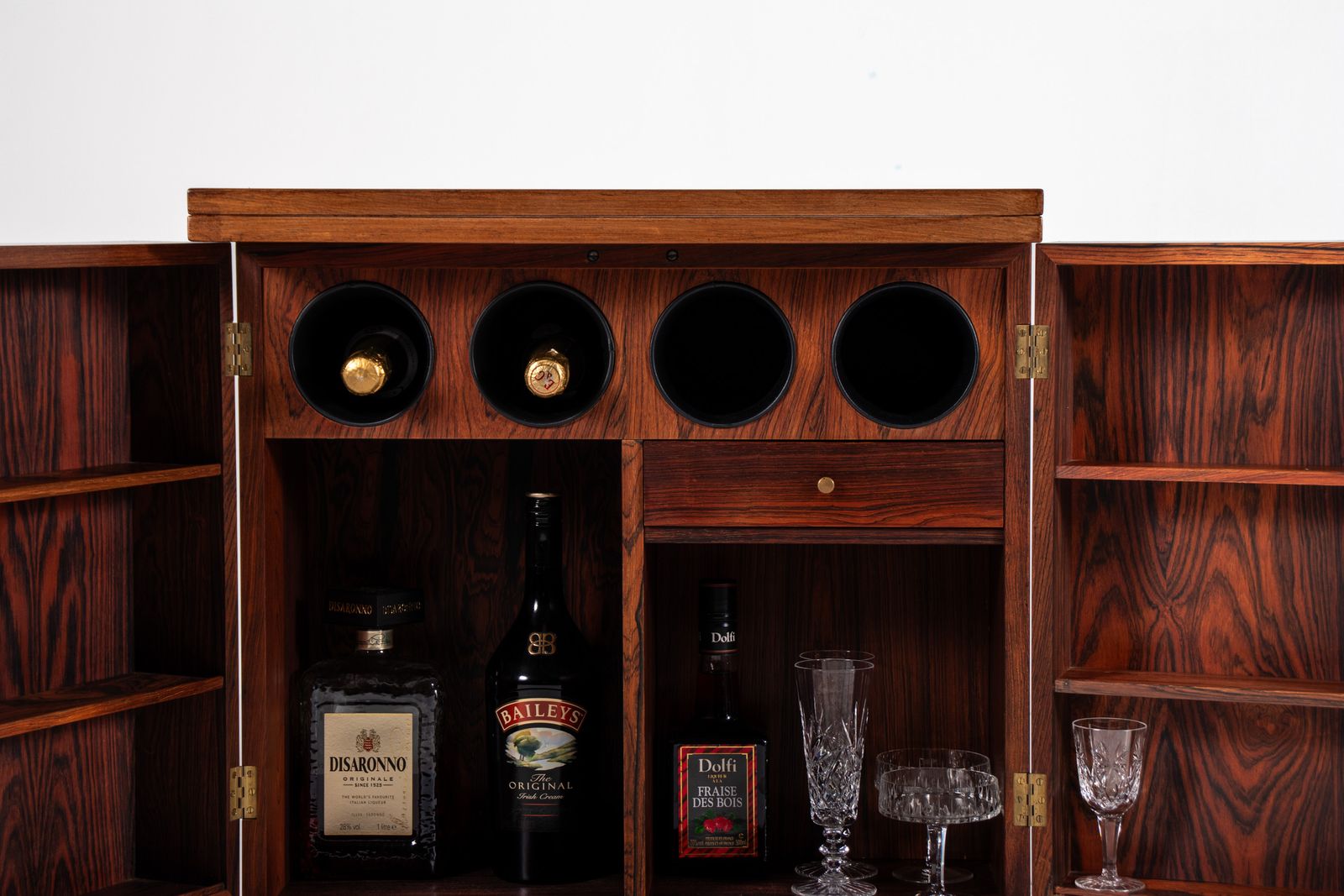 Vintage Mid Century Rosewood Cube Bar Cabinet   Torbjørn Afdal For Bruksbo photo vinterior