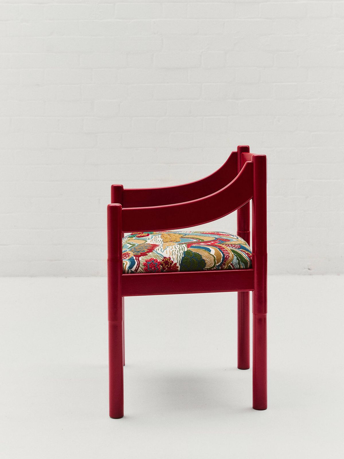 Vico Magistretti C1960s Carimate Chair In Liberty's Mount Stitch In Acacia photo furniture