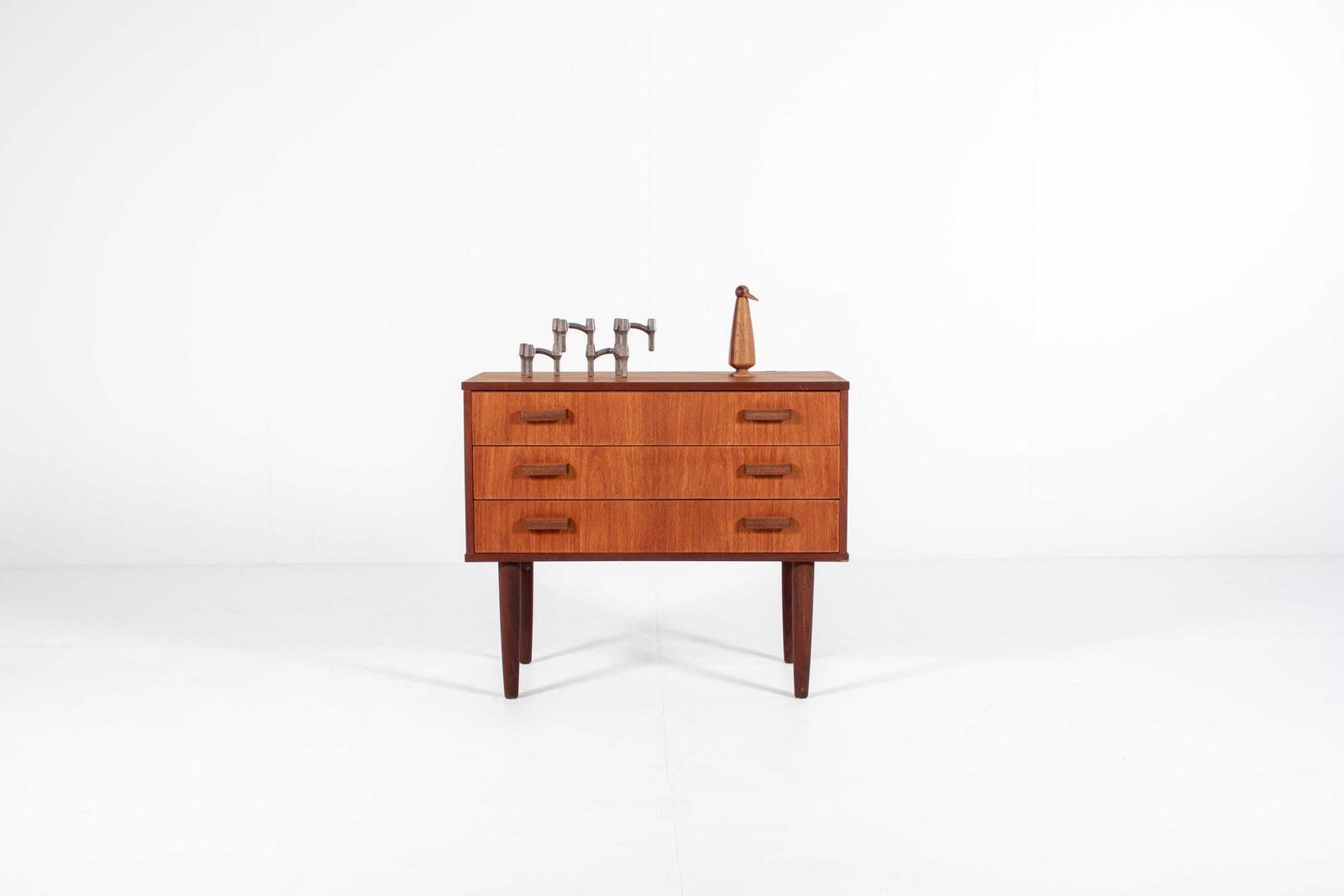 Danish Mid Century Teak Chest Of Drawers — 1960s