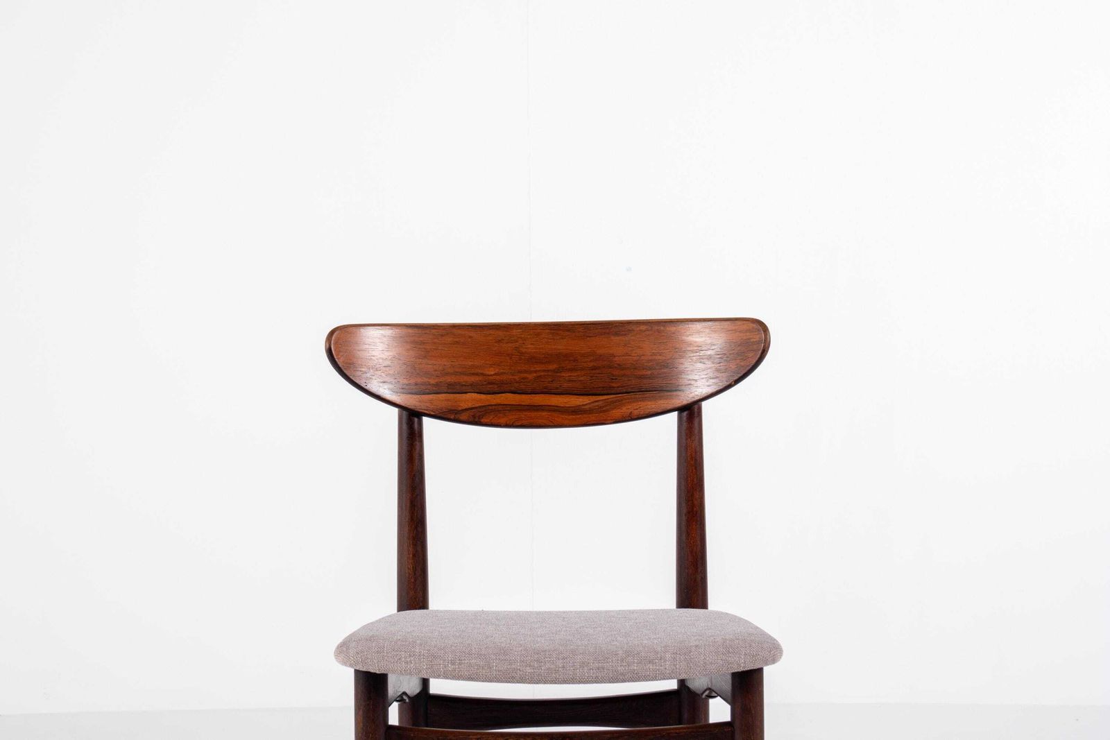 Meubels Set van 6 Deense Palissander Eetkamerstoelen, Denemarken, jaren 1960 - Opnieuw Bekleed photo