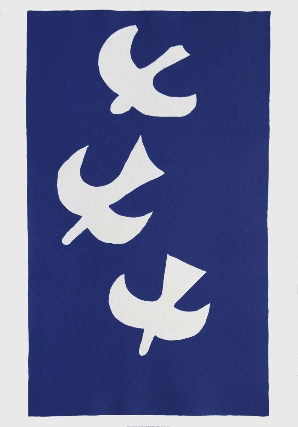 Georges Braque Screenprint Les Oiseaux I 1995