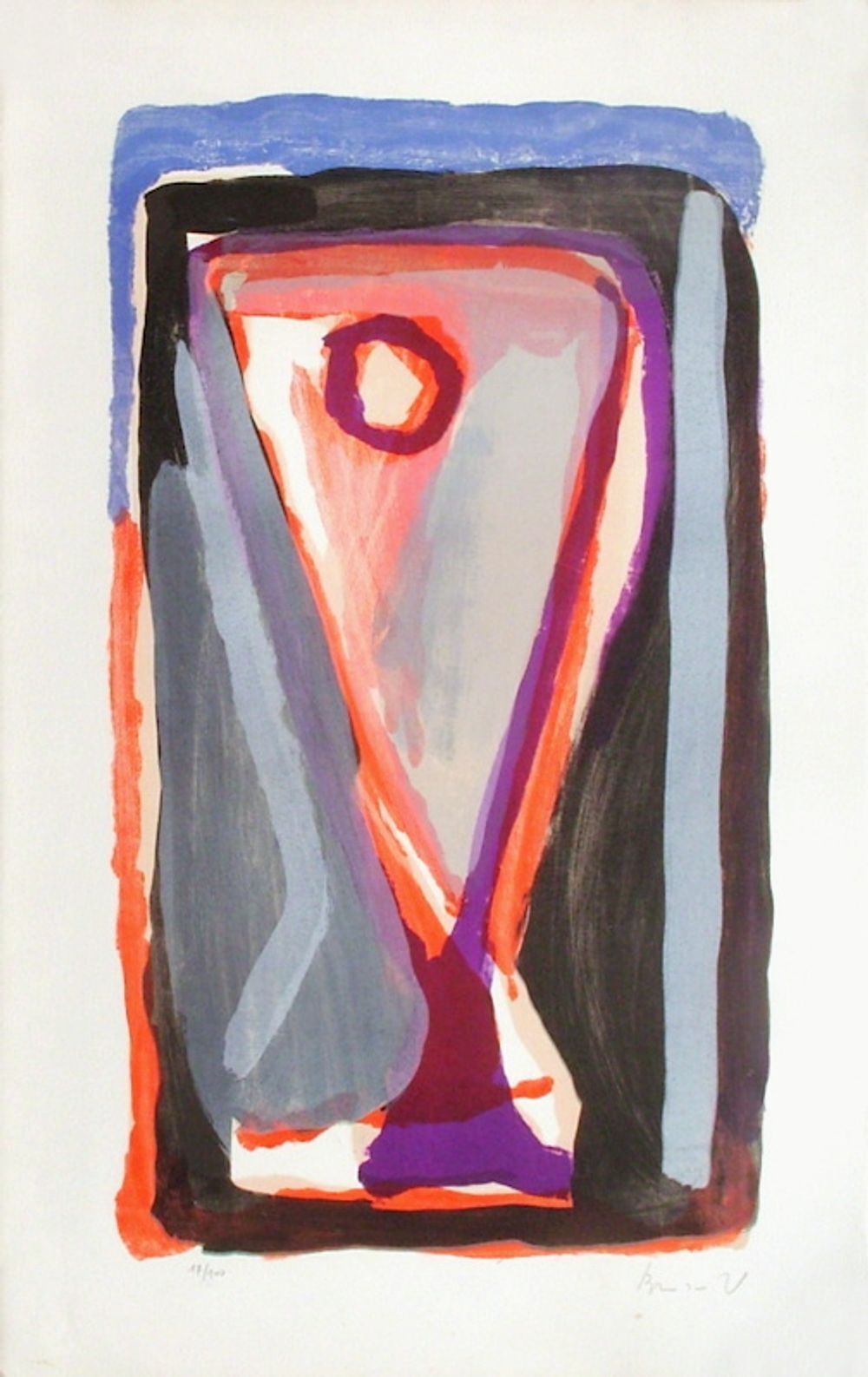 Bram Van Velde Signed Lithograph Mp 246 1976