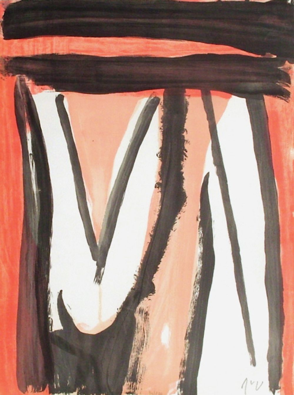 Bram Van Velde Gesigneerde Lithografie Mp 360 1980