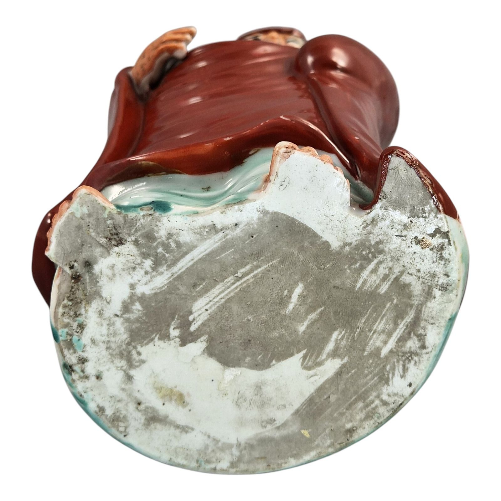 Kutani Daruma Okimono Porcelain Figure photo vintage