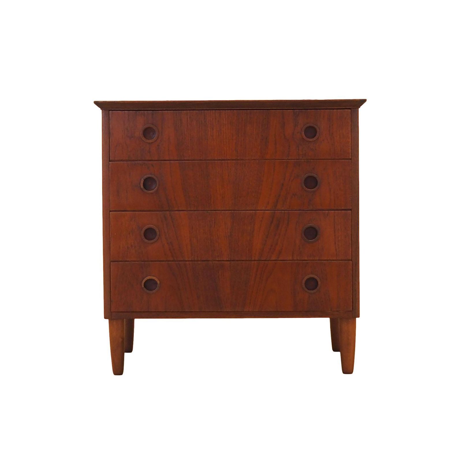 Teak Chest Of Drawers, Danish Design, 1970s, Made In Denmark.