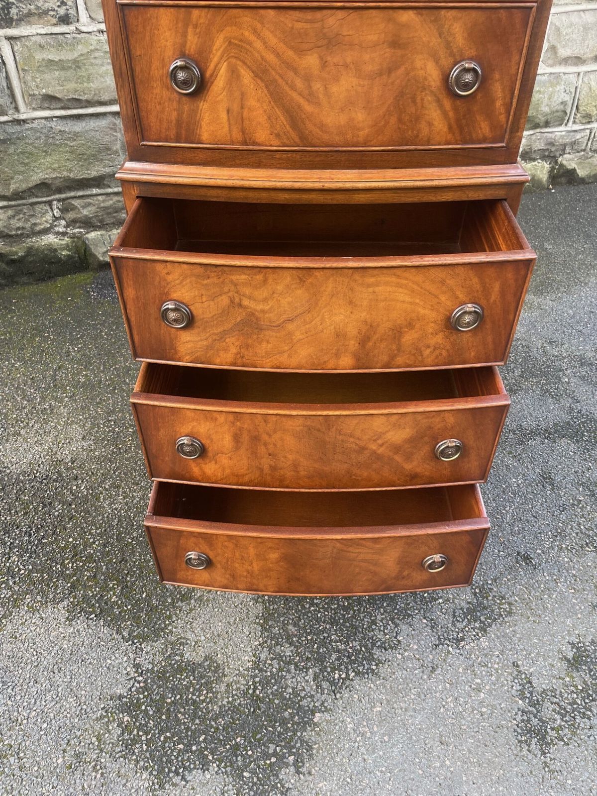 Quality Walnut Chest Of Drawers Tallboy photo furniture