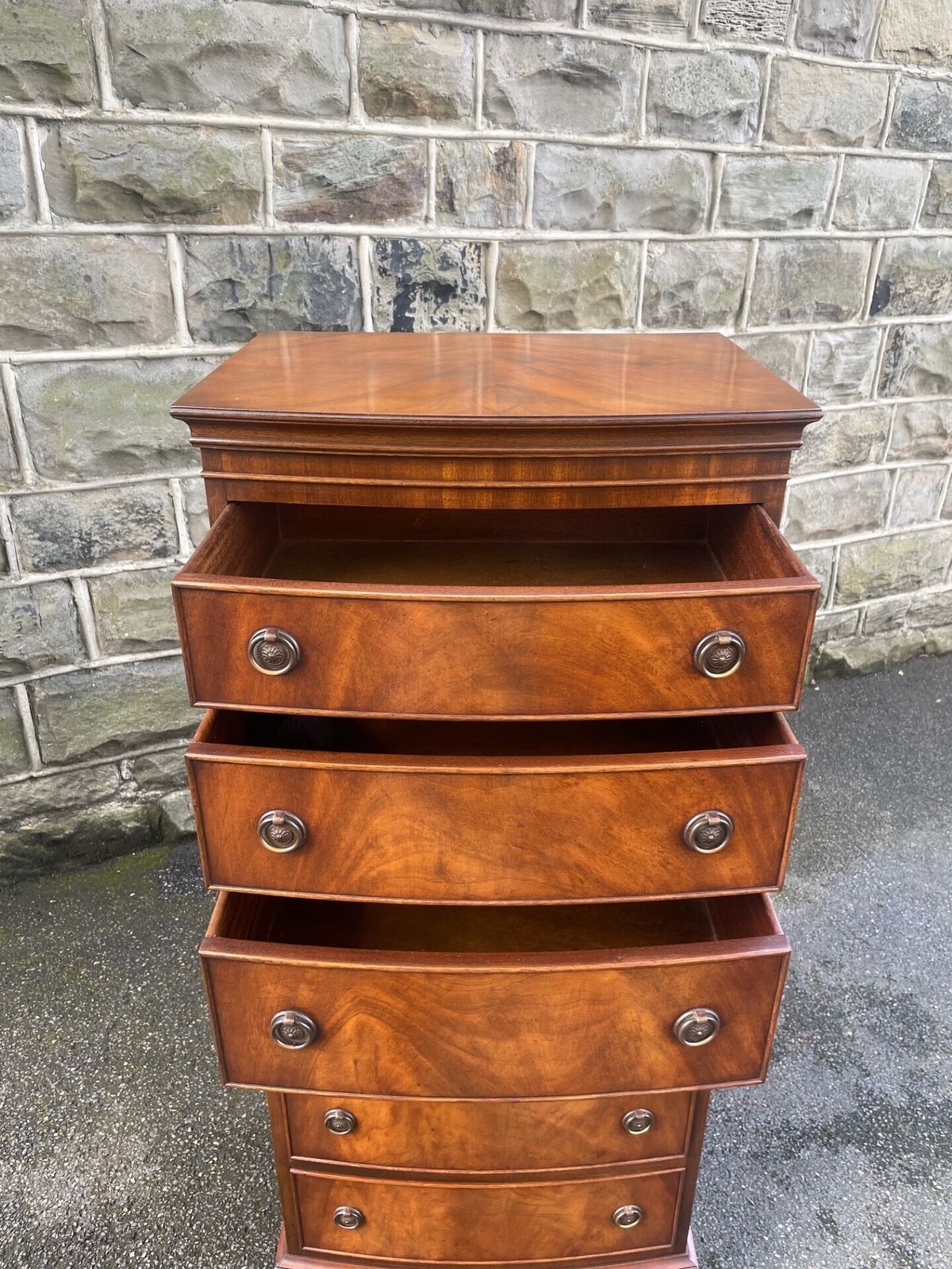 Quality Walnut Chest Of Drawers Tallboy photo Furniture