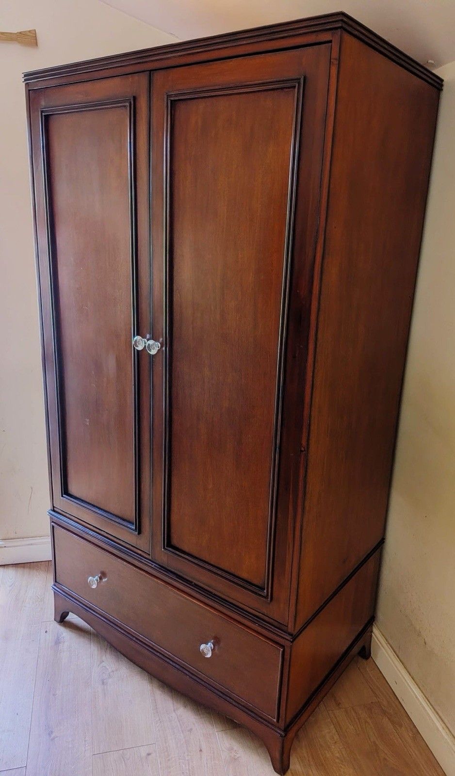 Laura Ashley Cherry Wood Two Door Wardrobe photo furniture