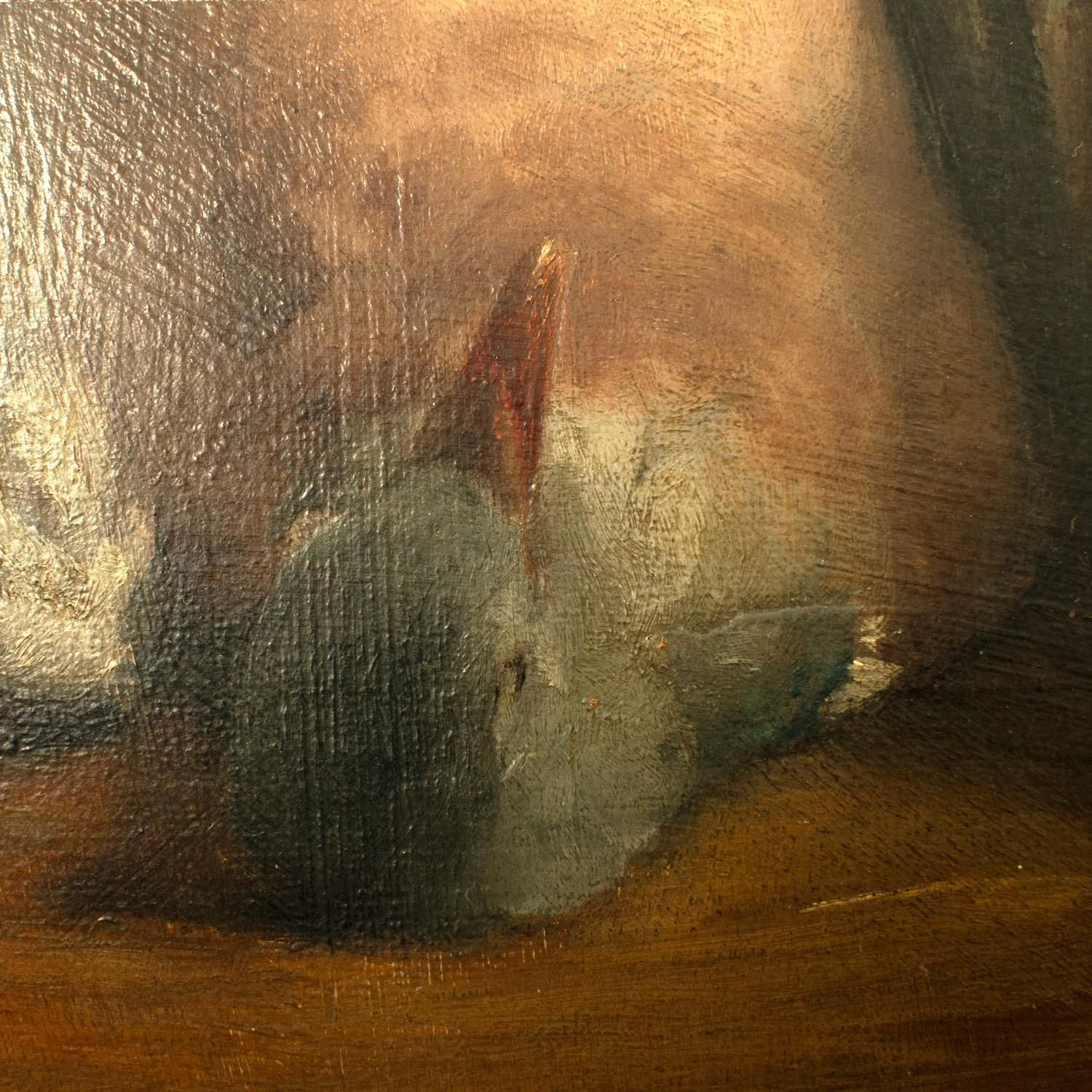 Nature morte « After The Shoot » H Tickner (britannique), datée de 1901, huile sur toile photo for sale