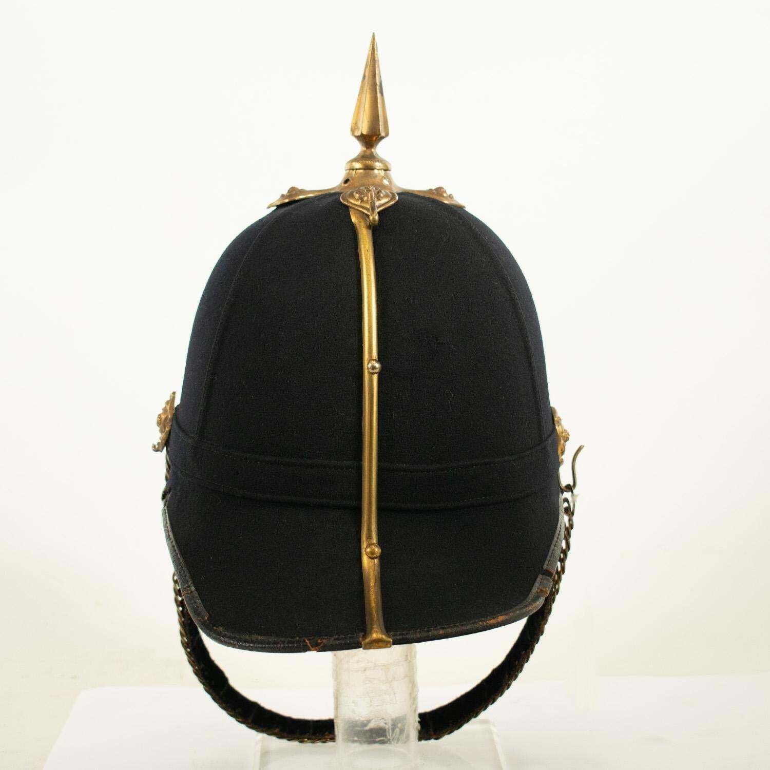 Victorian Home Service Helmet Of The Welsh Regiment photo buy