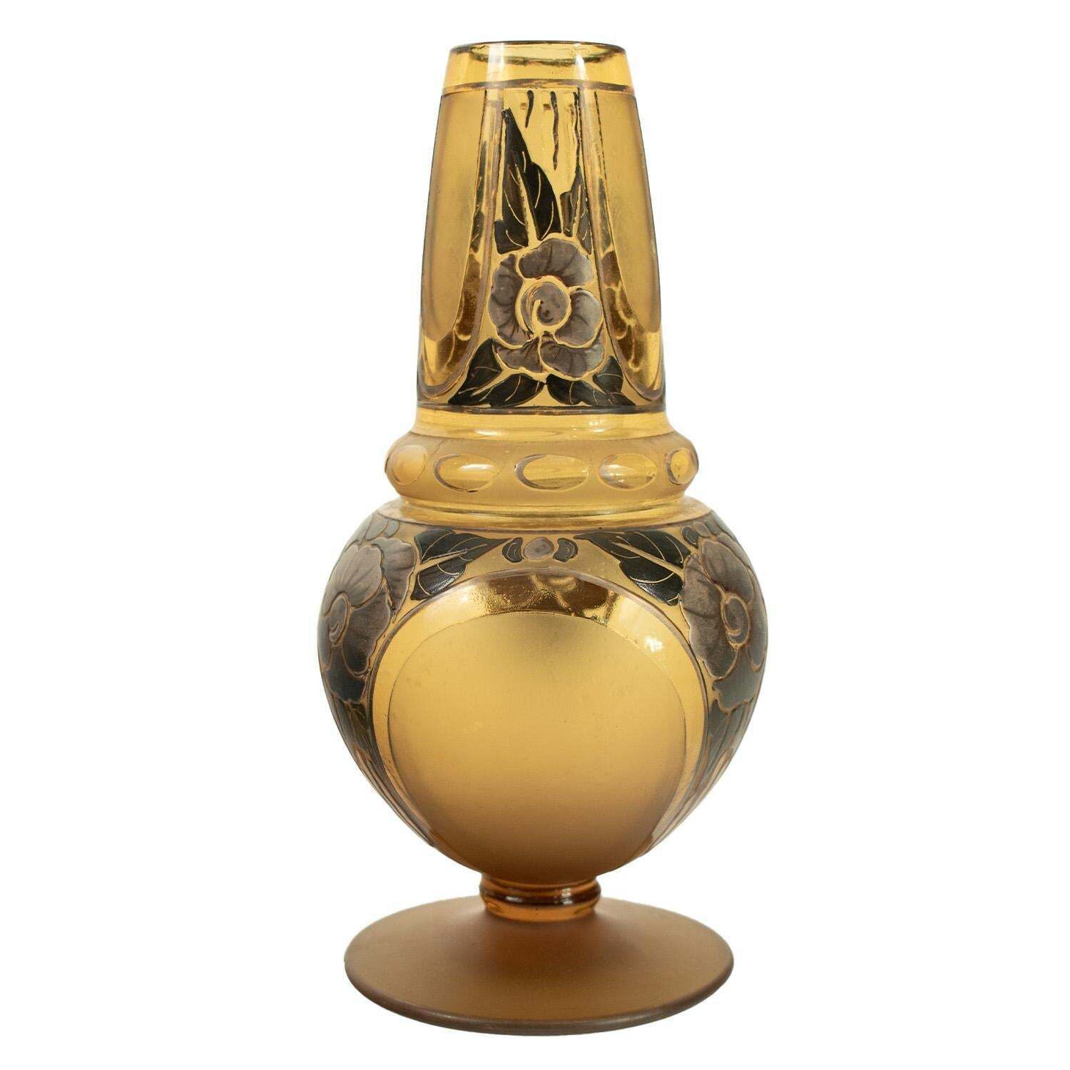 Unusual Art Deco Vase By D'argyl, Paris, Circa 1928 photo furniture