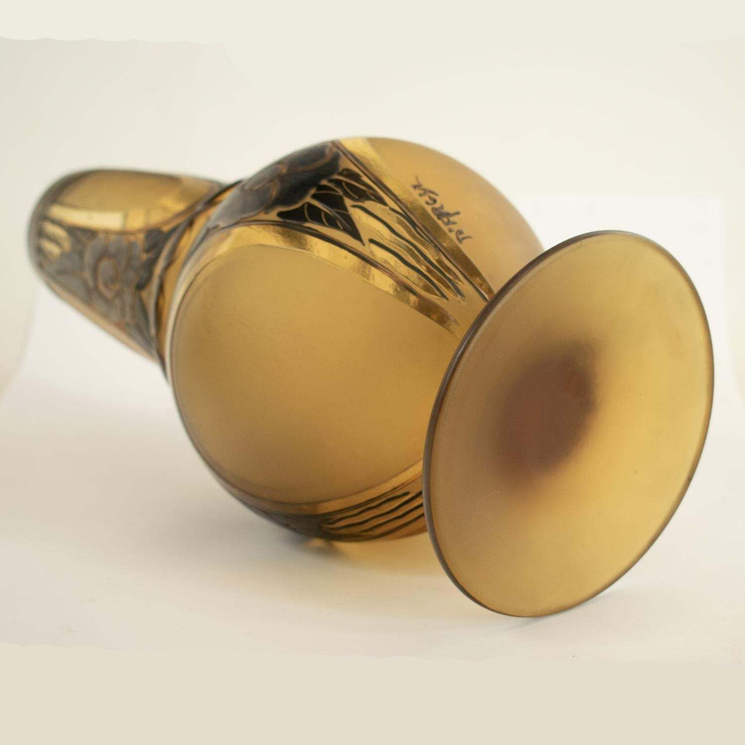 Unusual Art Deco Vase By D'argyl, Paris, Circa 1928 photo 215.0