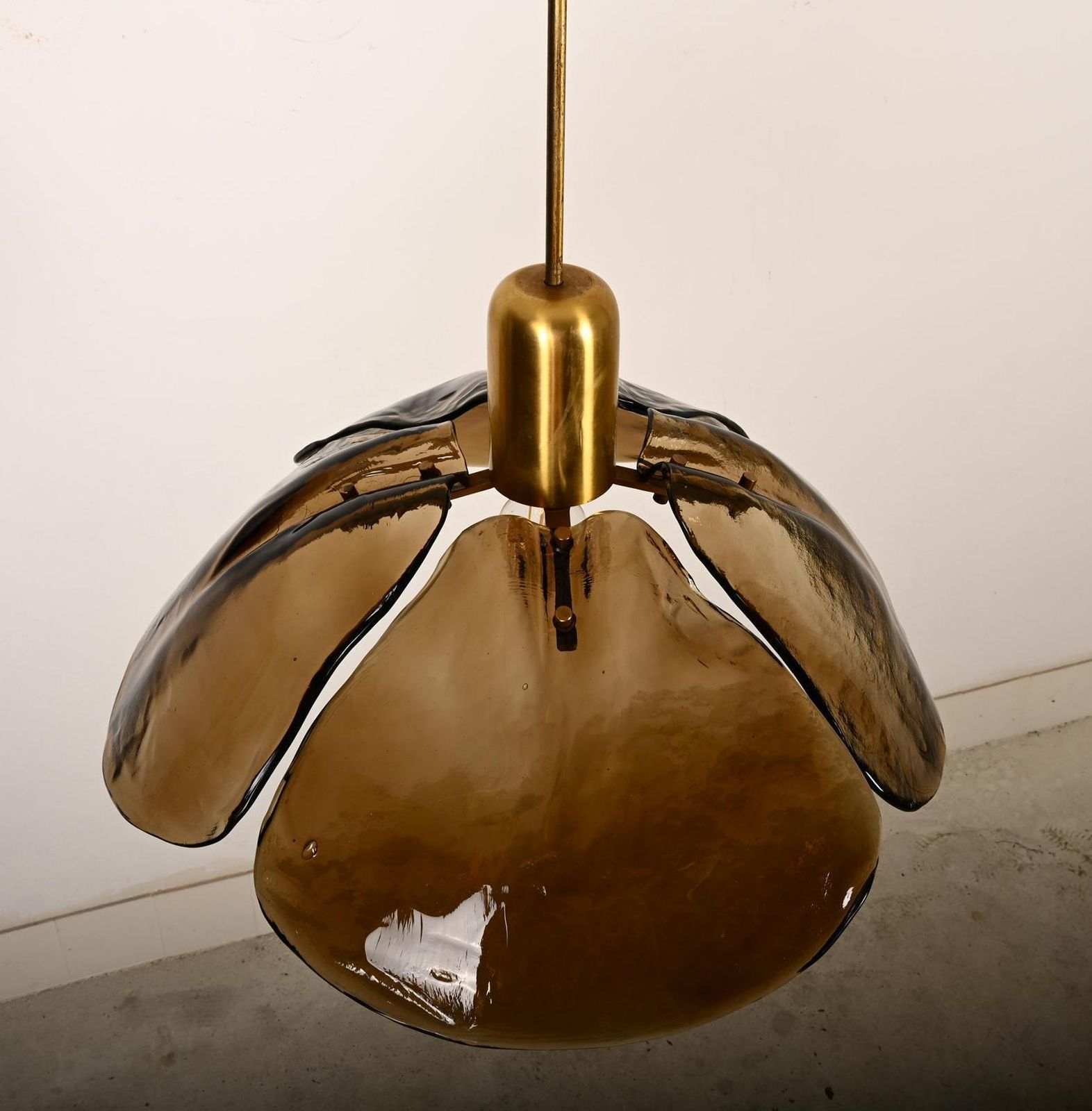 photo furniture Rare Austrian J. T. Kalmar Chandelier With Mazzega Art Glasses