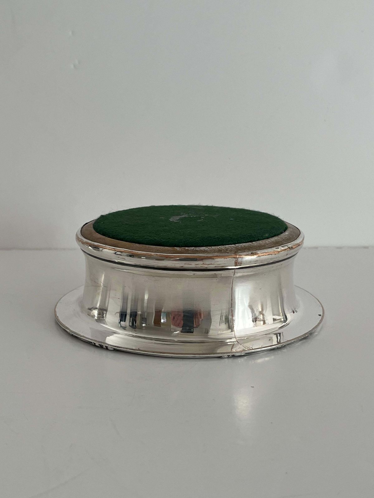 Paar Georgische wijncoasters van zilver en Sheffield plate, ca. 1790 photo 1299.0