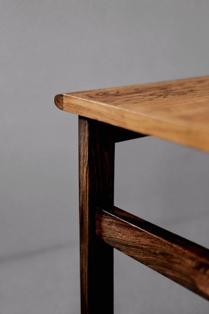 Mid-Century Danish Modern Capella salontafel in Santos palissander door Illum Wikkelsø voor Niels Eilersen, jaren 1960 photo furniture