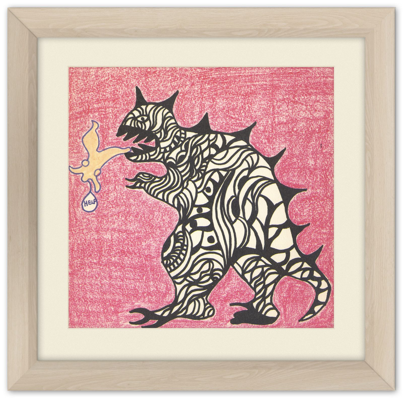 Zeldzame lithografie van Niki de Saint Phalle