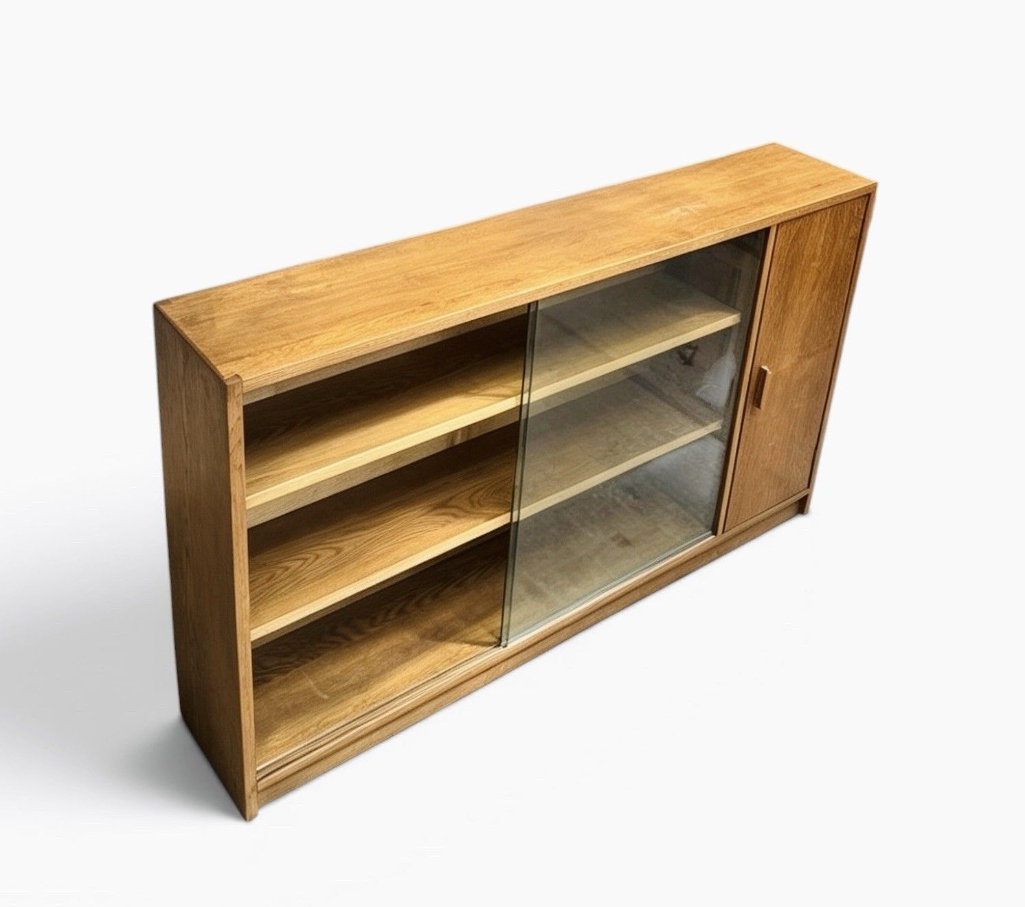 Antique Art Deco Solid Oak Phoenix Gallery Bookcase Cabinet C1930s Super Quality photo furniture