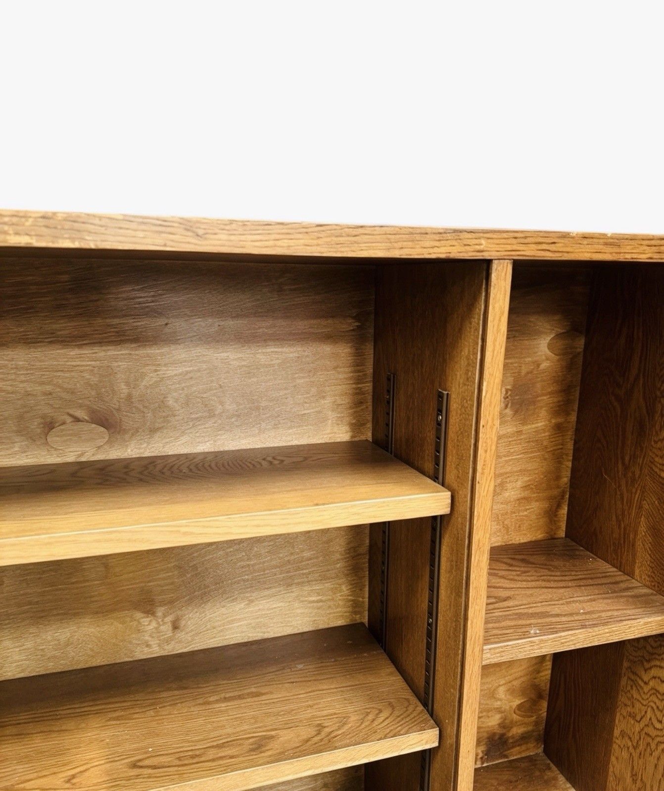 photo for sale Antique Art Deco Solid Oak Phoenix Gallery Bookcase Cabinet C1930s Super Quality
