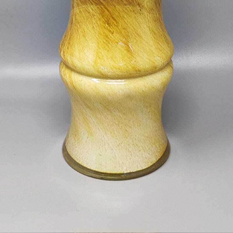 Paar vazen in Muranoglas door Enrico Coveri, jaren 1970. Made In Italy photo vinterior