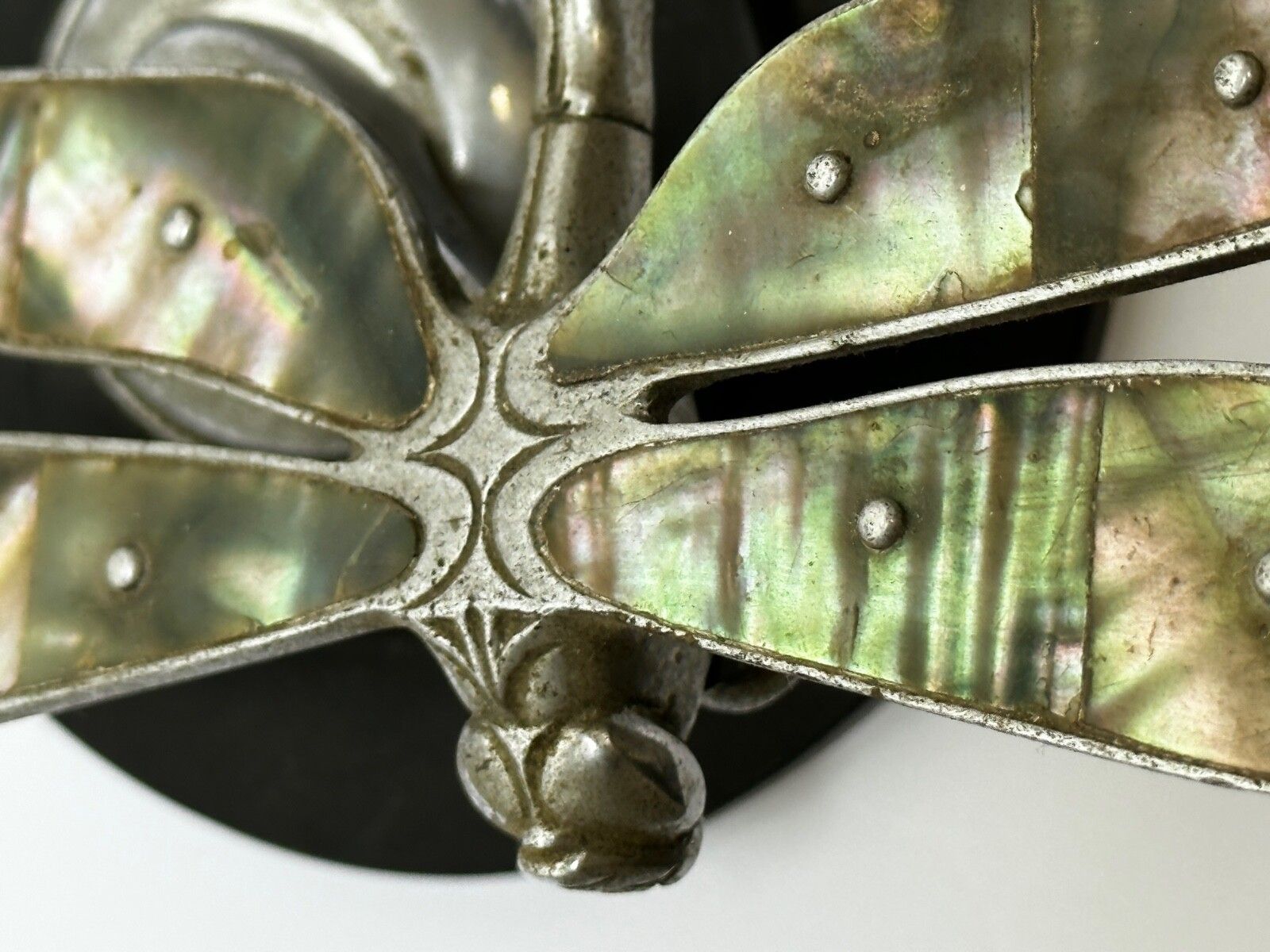 photo for sale Art Deco Desmo Dragonfly automascottes sculptuur
