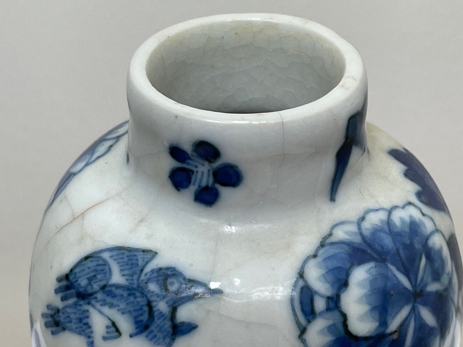 Chinese tempelvaas met Foo Dog, 19e eeuw photo 1295.0
