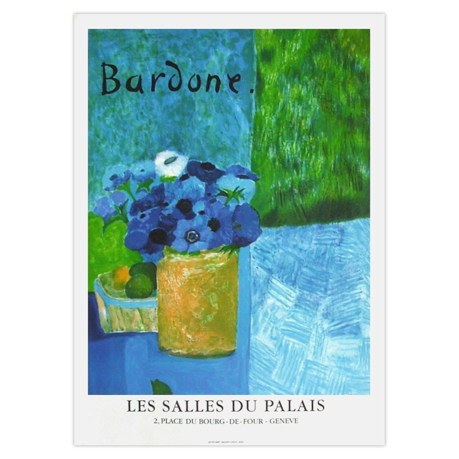 Guy Bardone Poster Expo 97 Les Salles Du Palais