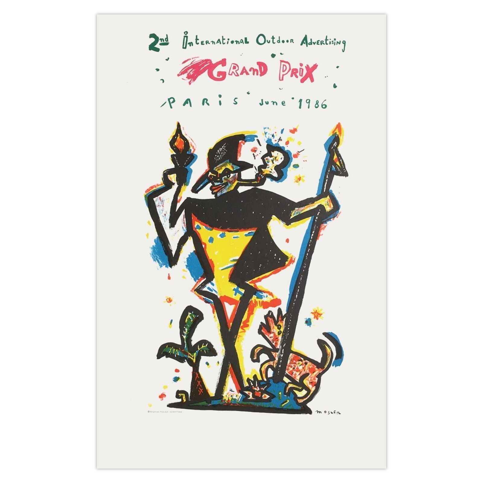 Ricardo Mosner Poster Expo 86 International Outdoor Advertising