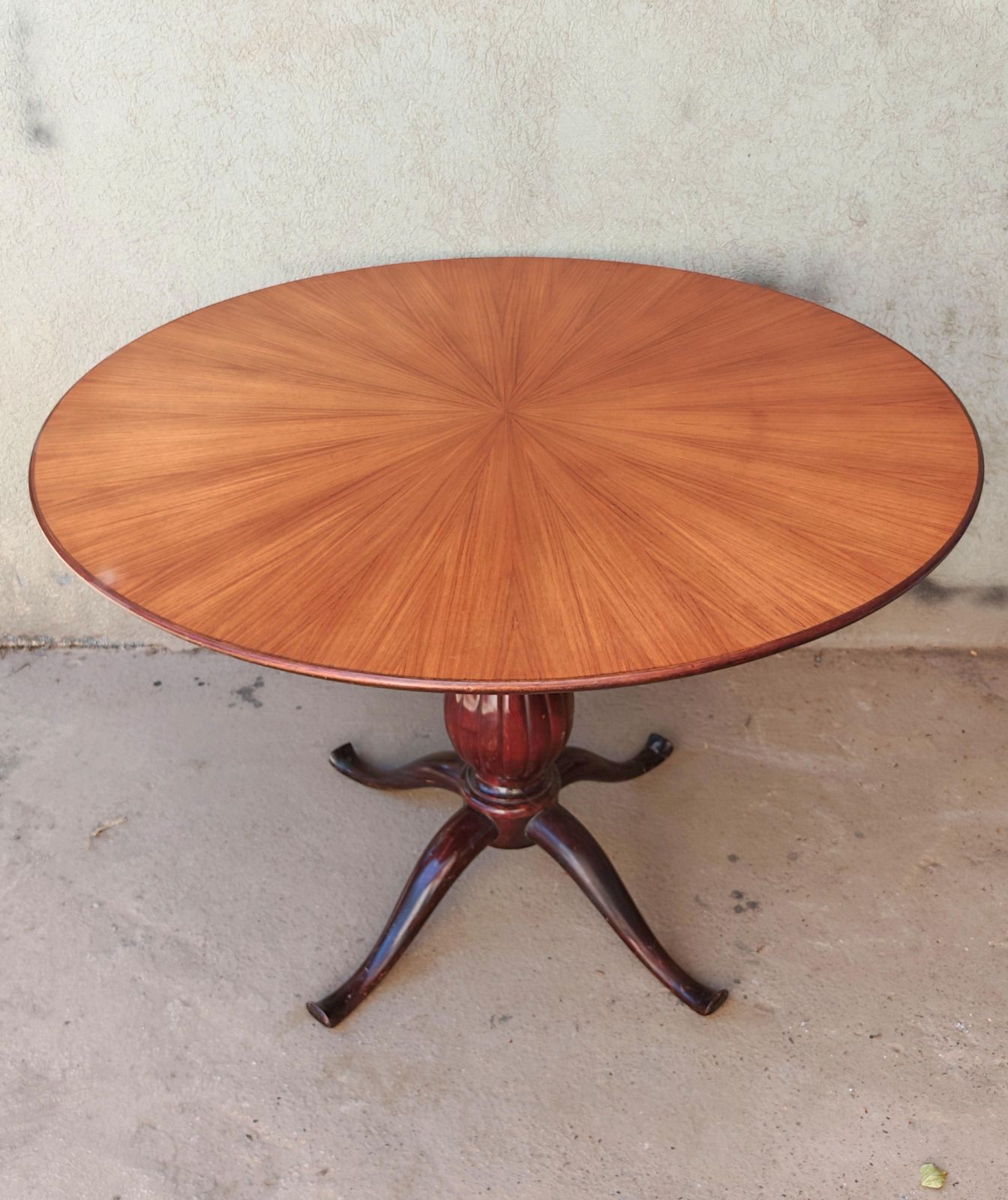 6600.0 Italiaanse eettafel in mahonie, toegeschreven aan Paolo Buffa, jaren 1940 photo