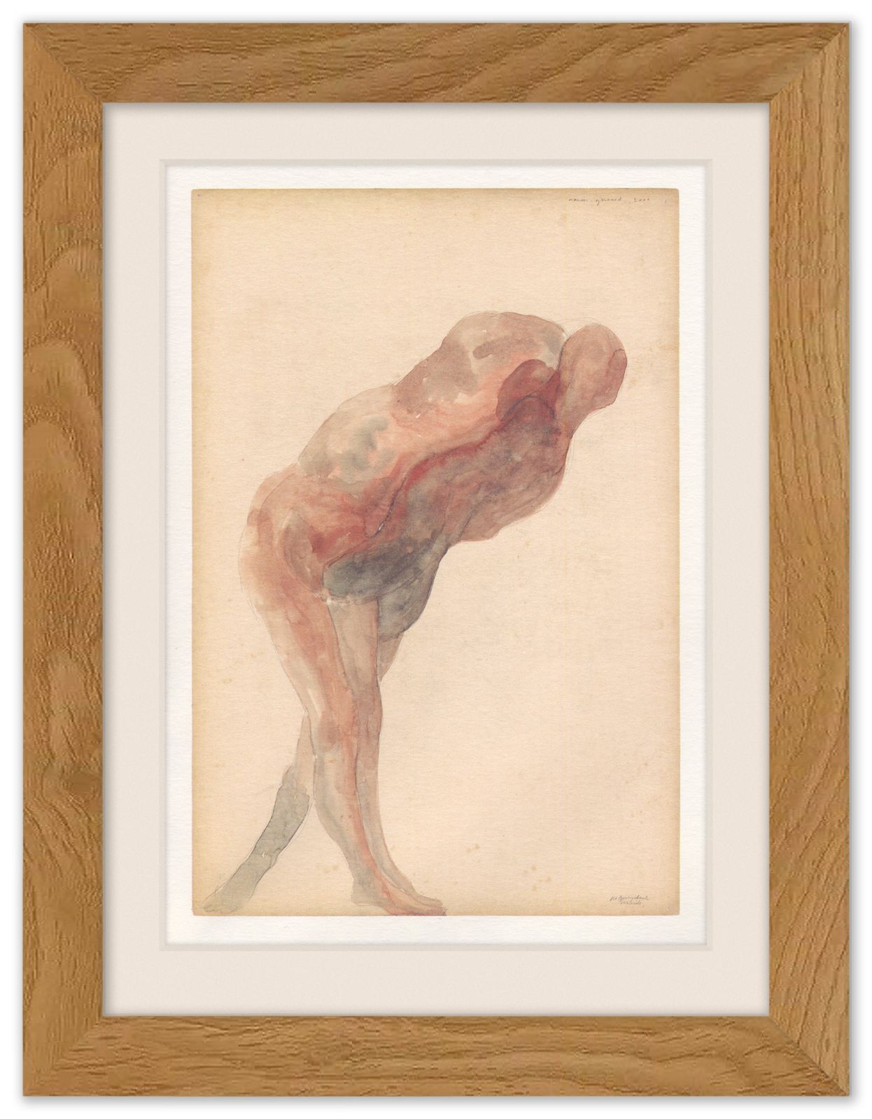 Fijne lithografie, indringend werk van Berlinde de Bruyckere uit gelimiteerde portfolioedition