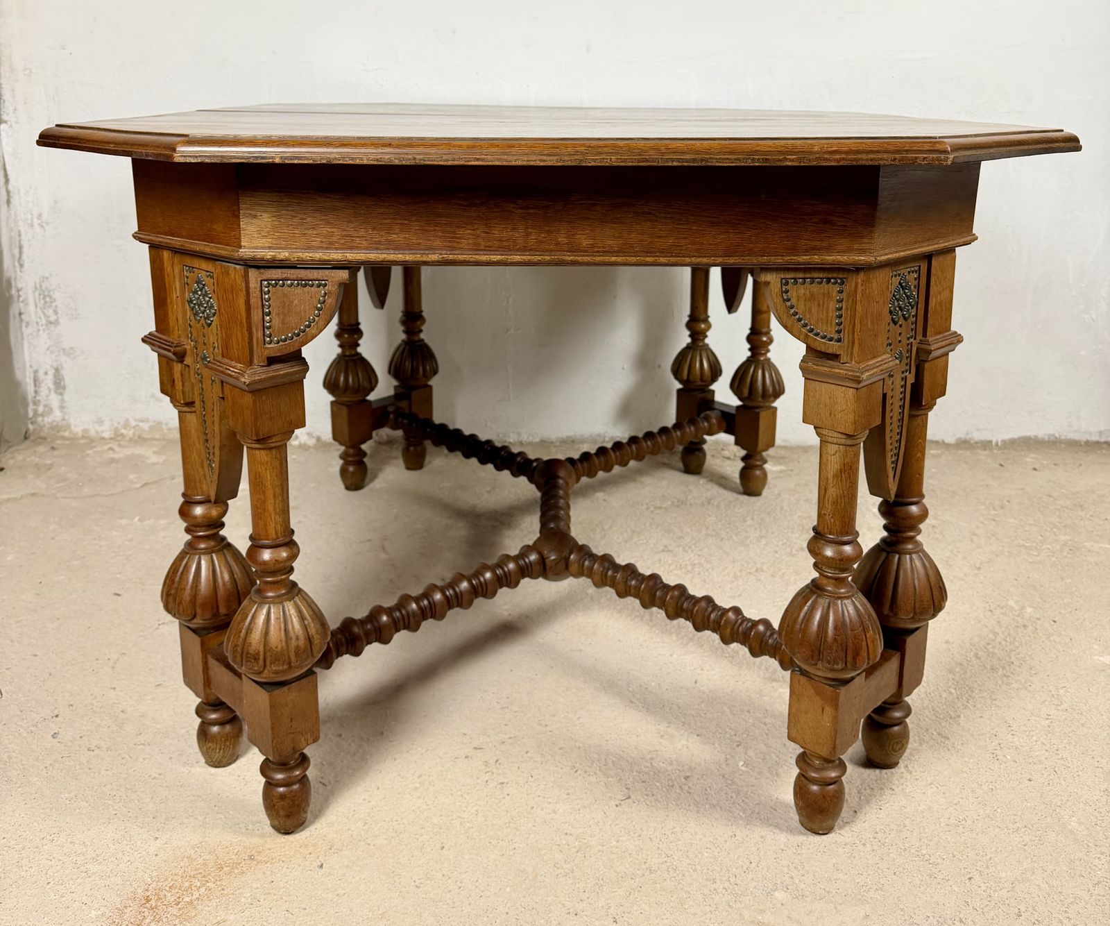 photo for sale Spanish Renaissance Revival Dining Table, 20th Century Status:Published   Marketplace