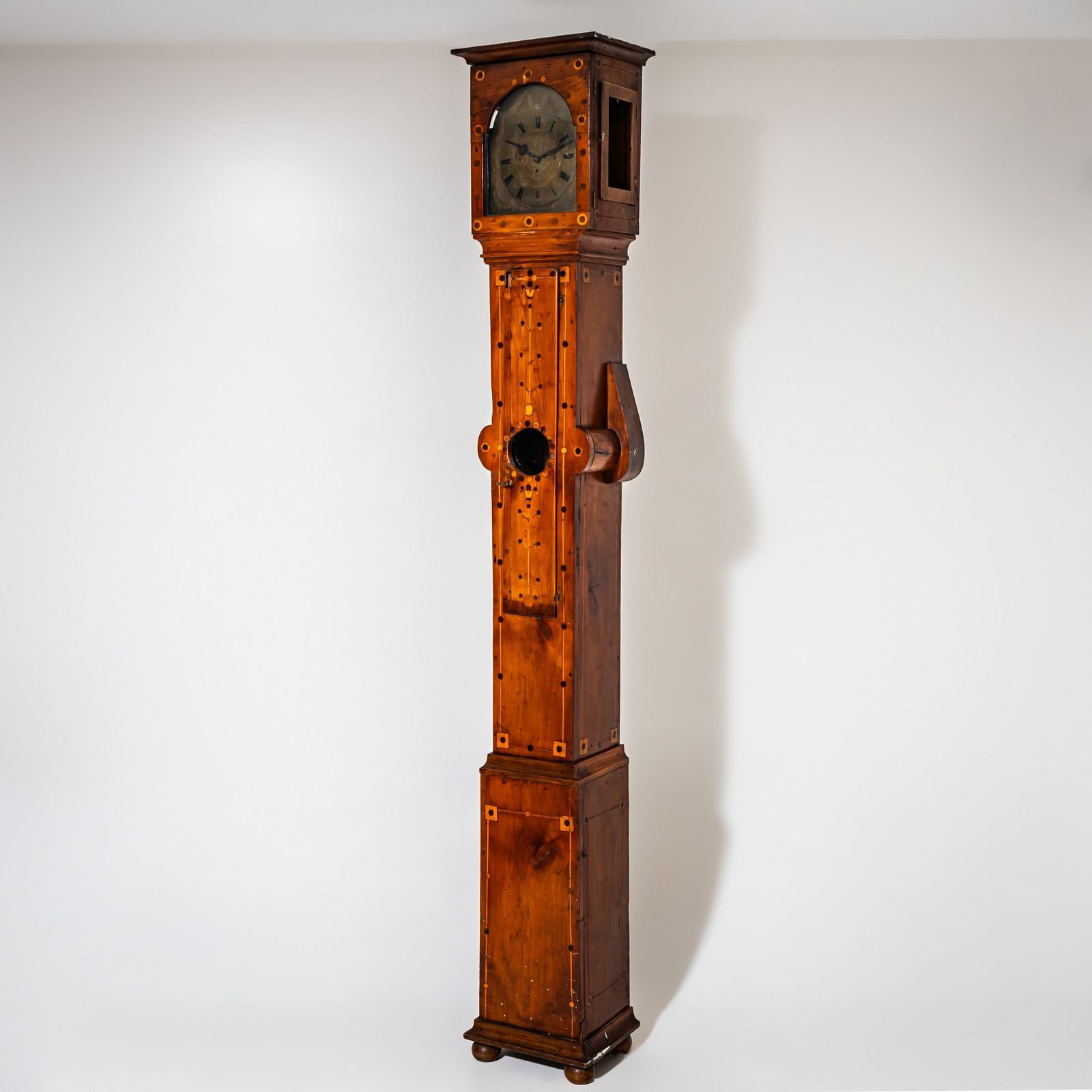 Inlaid Grandfather Clock, 18th Century photo vinterior