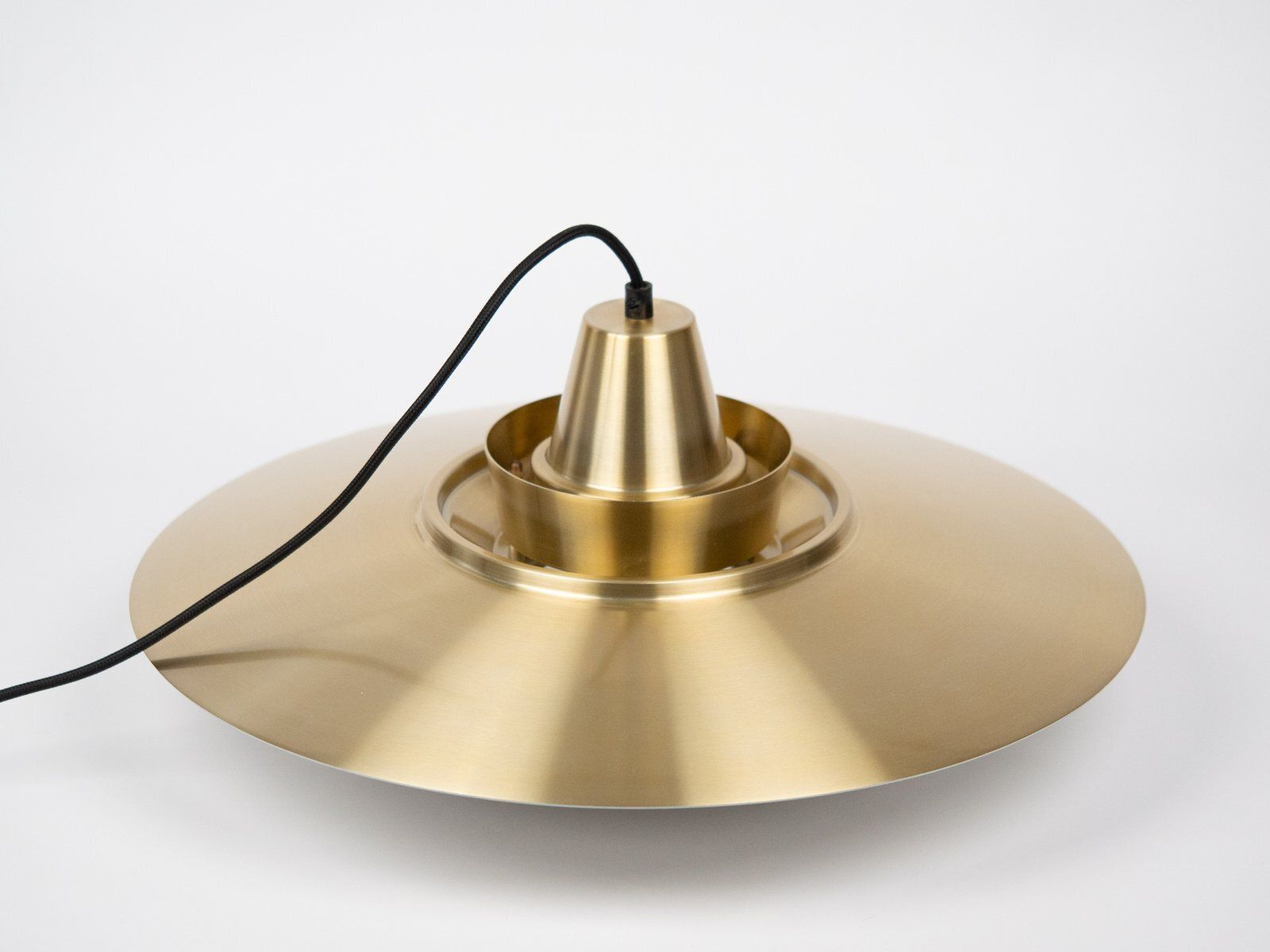 Suspension vintage en aluminium par David Mogensen pour Superlight, années 1980 photo Luminaires