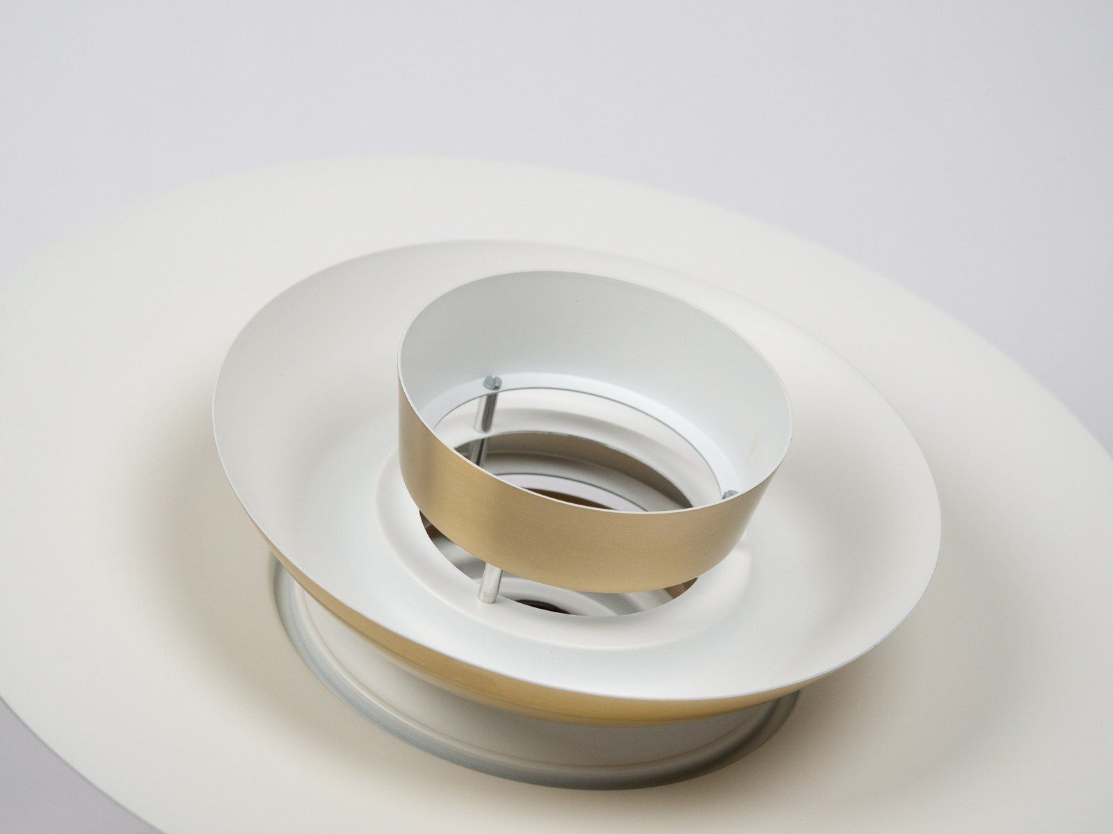Vintage Aluminum Pendant Lamp By David Mogensen For Superlight, 1980s photo buy