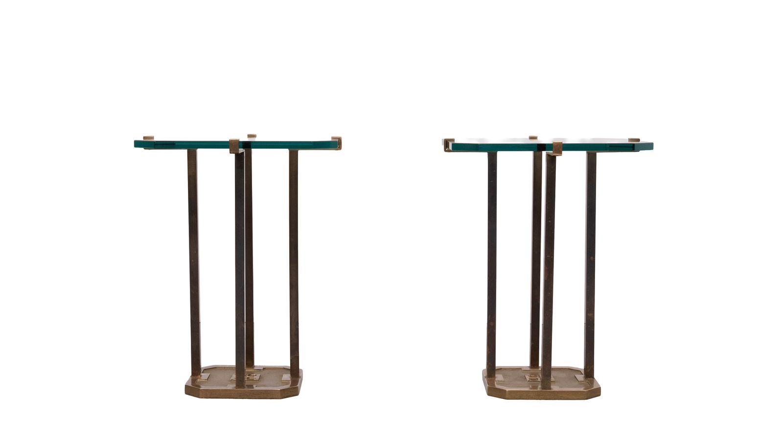 Stunning Pair Peter Ghyczy T18 Side Tables 1970s photo furniture