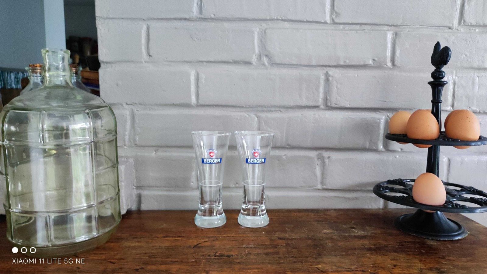 Franse Berger Tall Pastis Glazen, jaren 1960, Parijse Café photo furniture