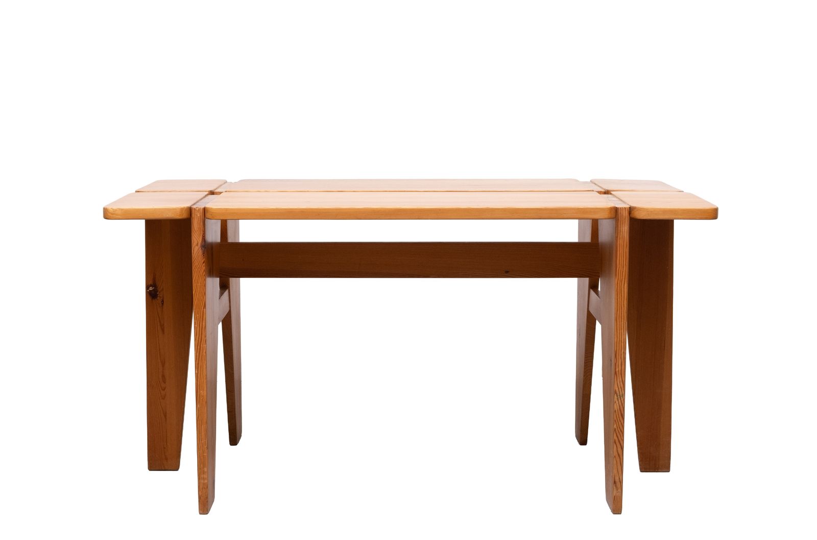 photo buy Unieke Rauni Peippo Apila grenenhouten tafel, Finland 1960