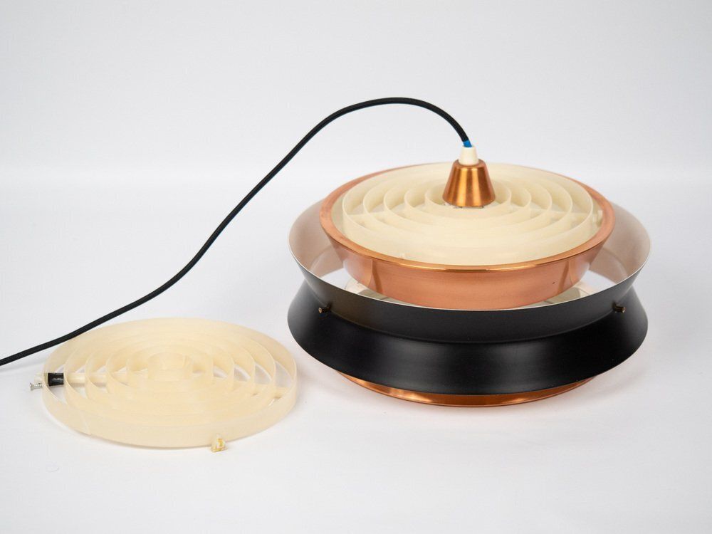 Vintage Swedish Trava Pendant Lamp By Carl Thore For Granhaga Metallindustri, 1960s photo 350.0