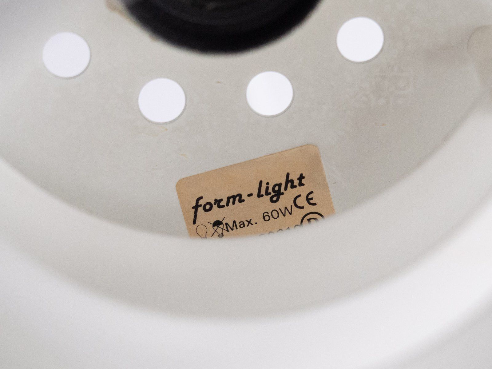 Lampe vintage danoise Form Light, années 1980 photo vintage