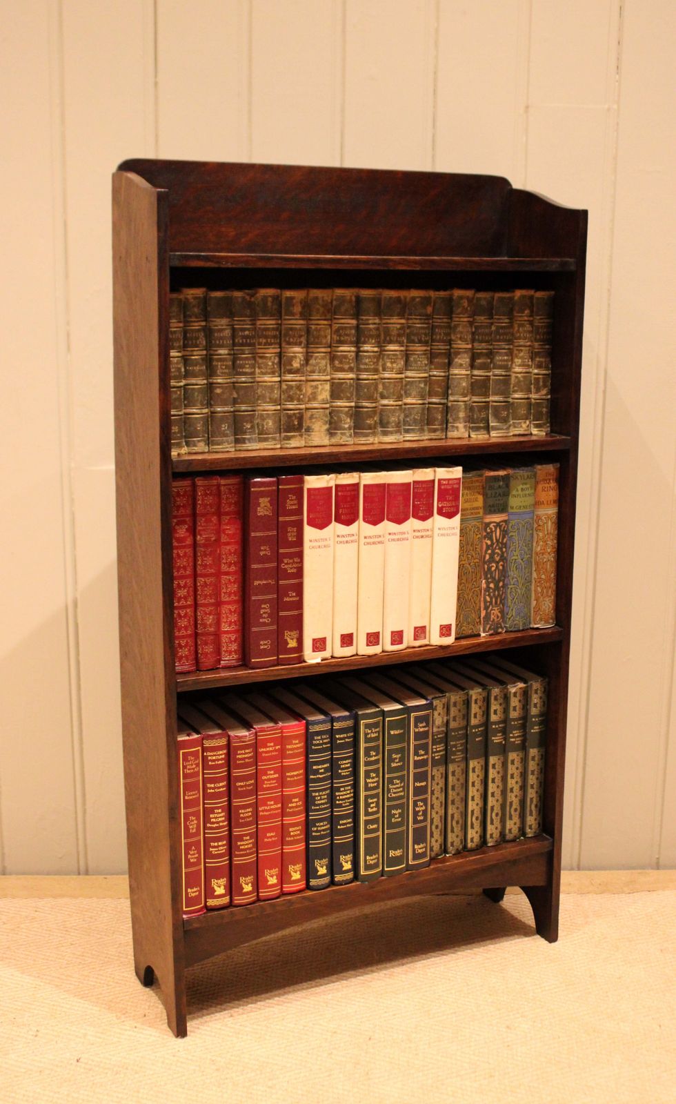 photo for sale Small Oak Open Bookcase