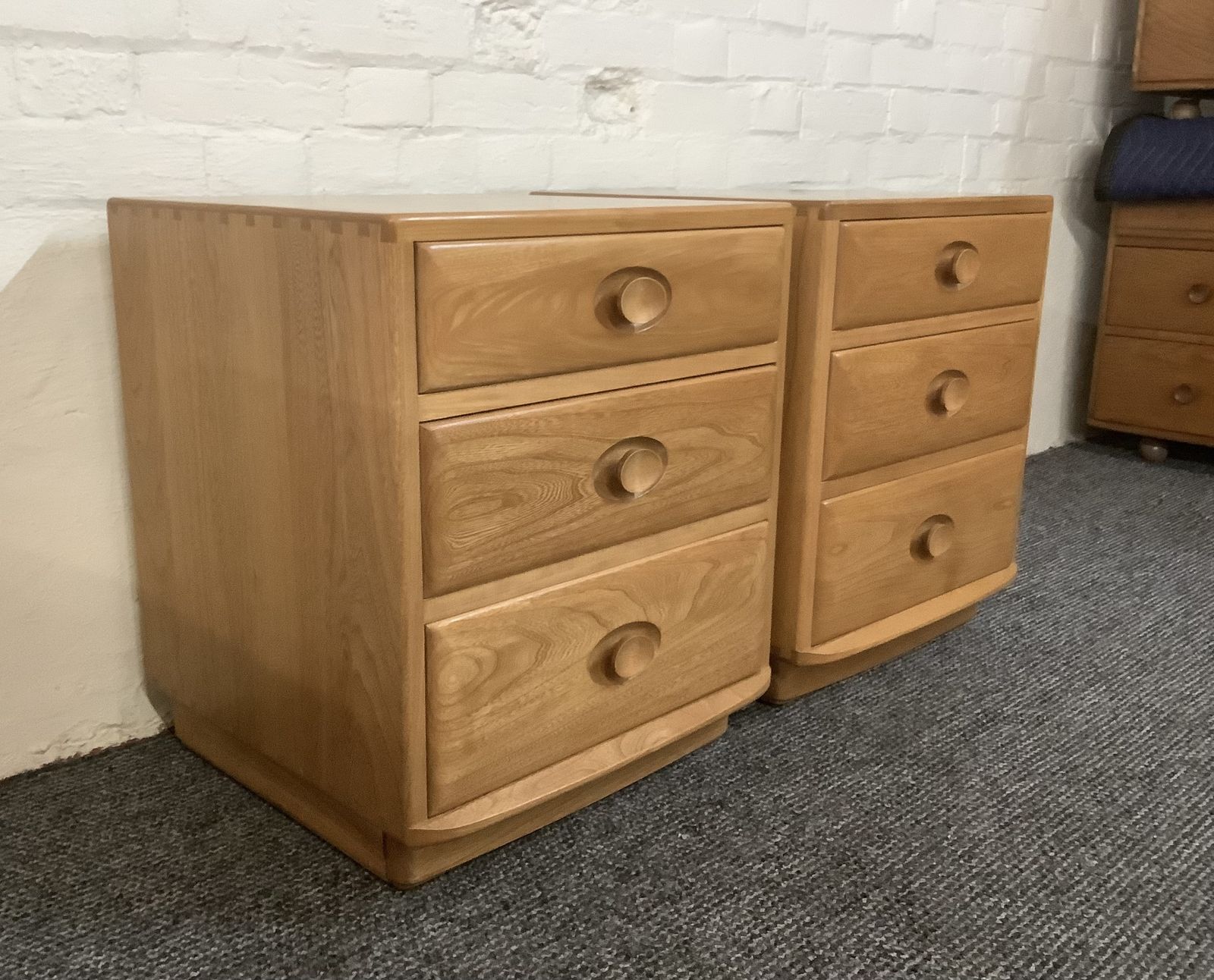 Matching Pair Of Ercol Windsor Bedside Chests. photo buy