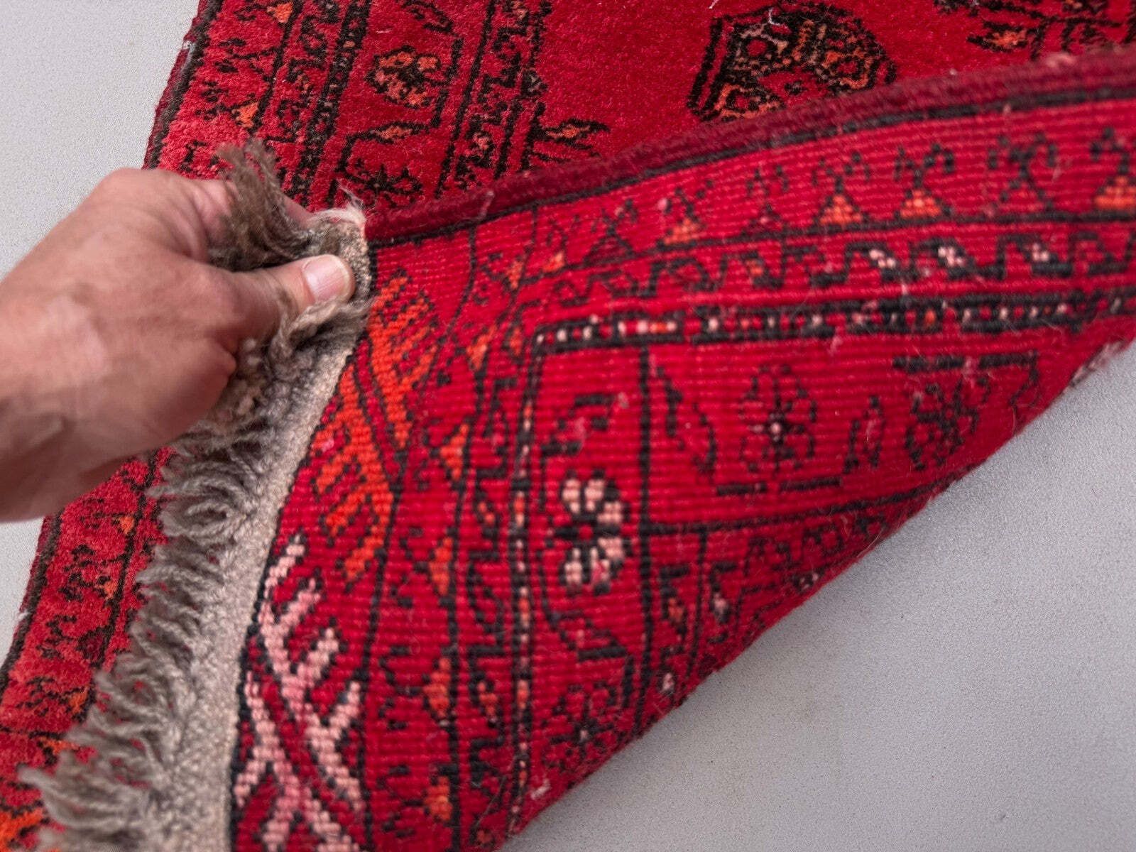 Klein Vintage Turks Tapijt 50x70 cm, Korte Loper, Tribal, Mini Vloerkleed 2548 photo buy