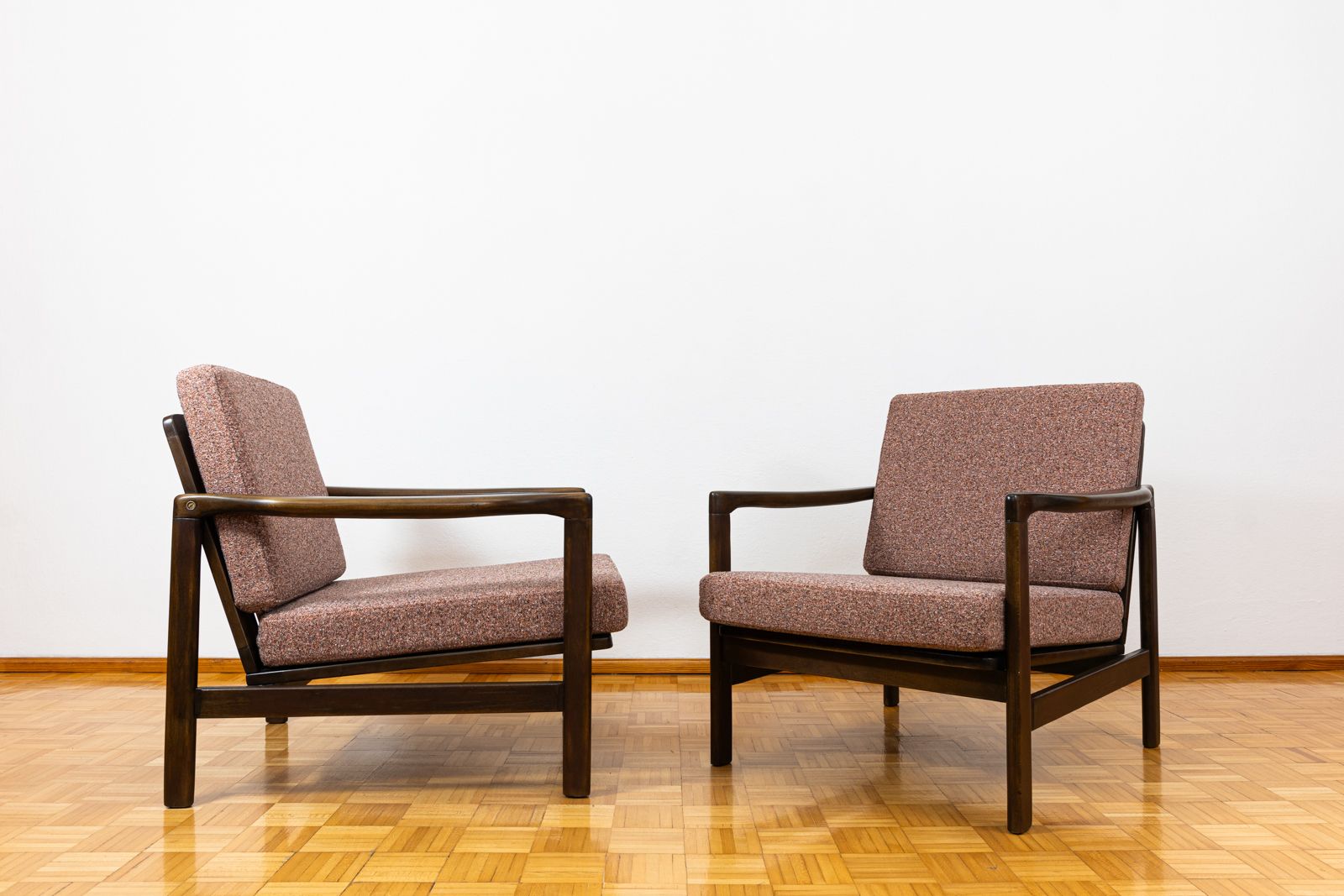 Mid-Century Modern fauteuils van Zenon Bączyk, ca. jaren 1960, set van 2 photo vinterior
